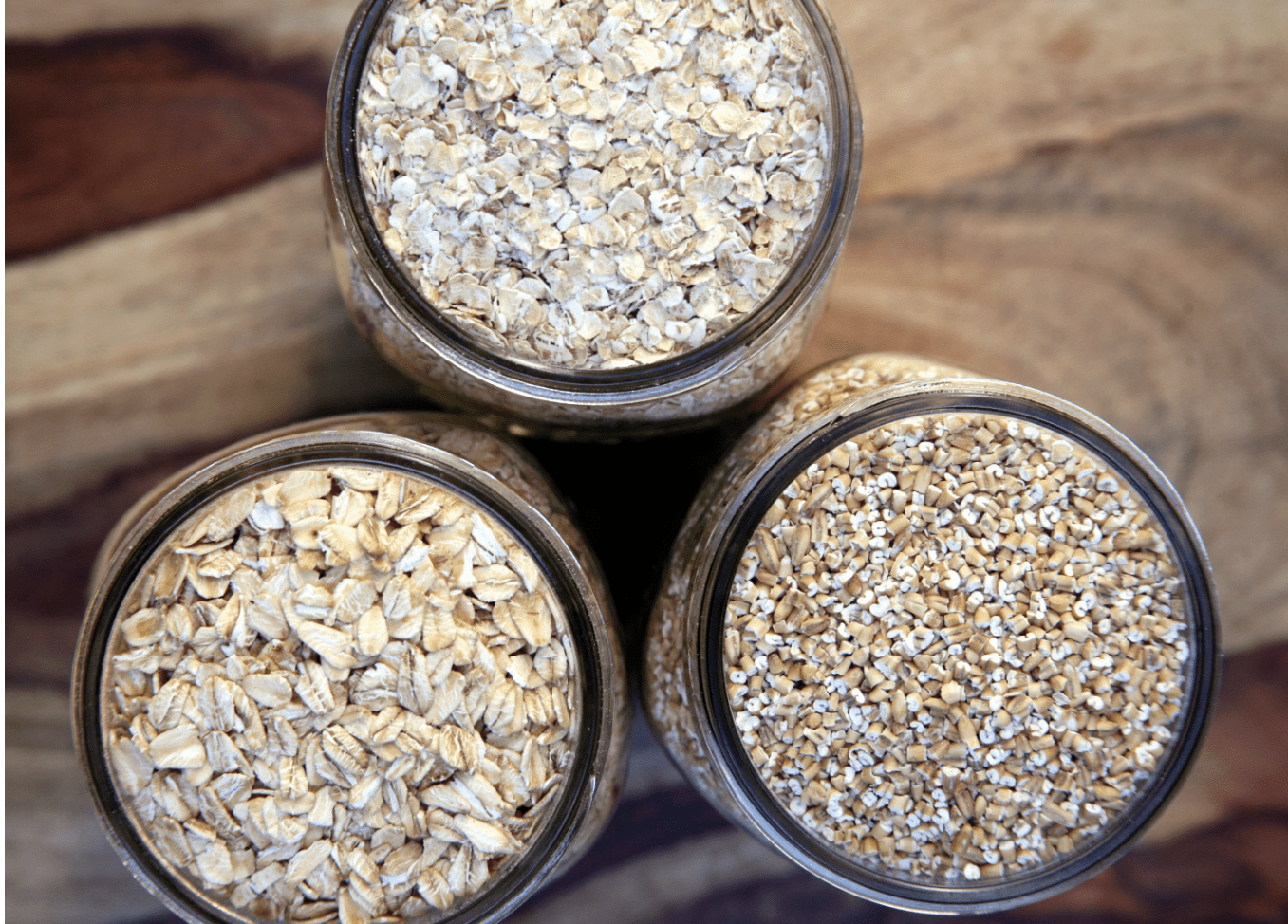 The Three Different Types of Oats